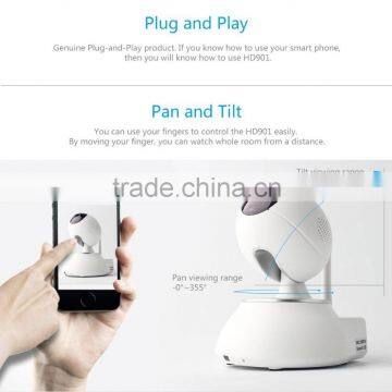 live audio monitoring ip camera alarm system WIFI wireless connnection support 8 zones 64 wireless alarm accessories