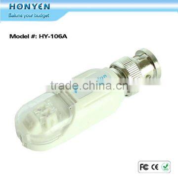 Tool-free single channel BNC to RJ45 converter HY-106A