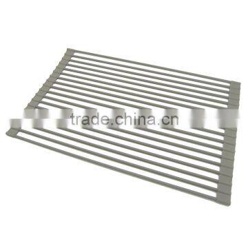 Roll Up Drying Rack Large Stainless Steel Dish Drainer photo-4