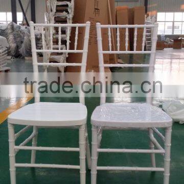 plastic whiteTiffany Chair/chiavari chair for rental