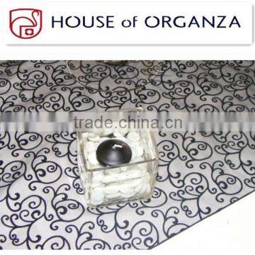 Flocking Organza Roll for Decoration