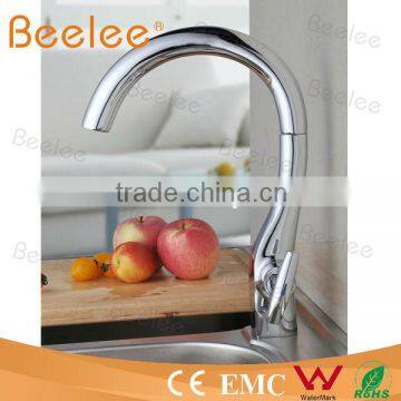 Single Lever Brass Chrome Kitchen Tap Faucets