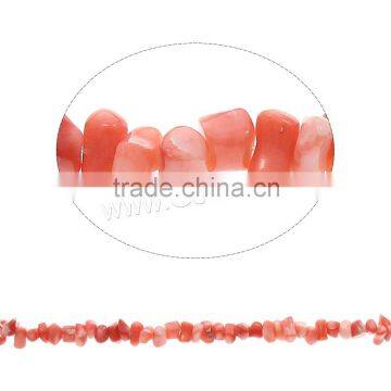 Orange Natural Coral Beads