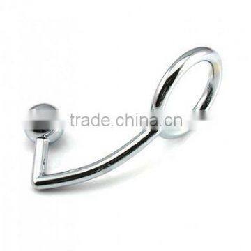 Unisex Extreme Pleasure Sex Toy Plated Anal Balls Plug with Cock Ring Good