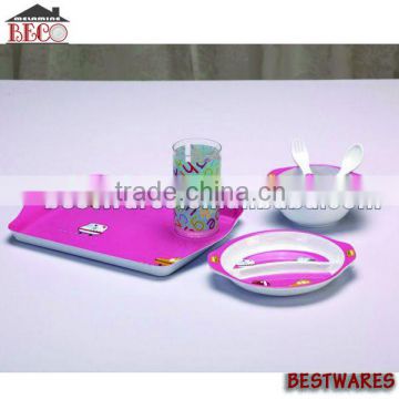 kids melamine tableware new design