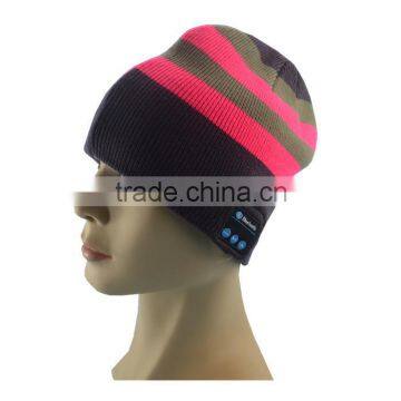 2015 Fashion Warm Hat Mini Wireless Speaker Bluetooth Receiver Audio Music Speaker Bluetooth Hat Cap Headset Headphone