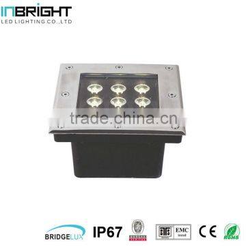 Outdoor 9W ingound onground underground square recessed light