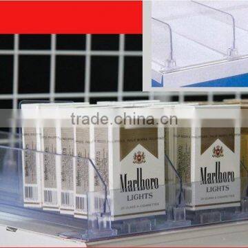 shelf divider and pusher system