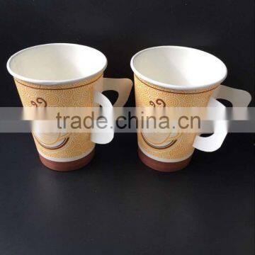 China High Quali ty Hot Drink Paper Cup With Handle