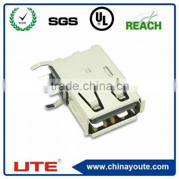 USB 2.0 plug AF 90 degree UP right with China supplier