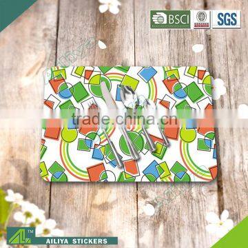 eco-friendly kitchen advertising colorful promotional printed pp hard place mats