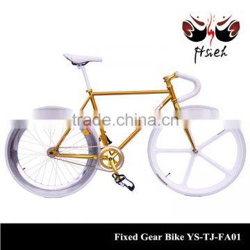 Classical Design Aluminium Anodized Fixed Gear Bicycle With Single Speed Bike for Wholesale photo-6