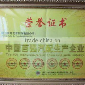 Top 100 Manufacturer of China Auto Parts Industry