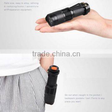 XRE Q5 Led Light Focus Zoom Tactical Small Led Flashlight