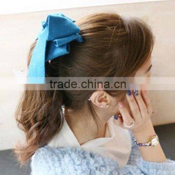 2016 New Arrival Lovely Ribbon Bowknot Hairbands Hairpins Barrettes Hairwear for Women Hair Accessories Summer Style photo-2