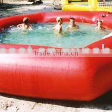 Inflatable outdoor pool