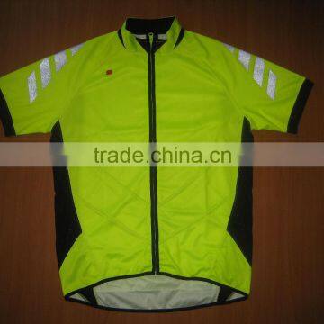 2015 High quality fluorescence cycling jersey for mens