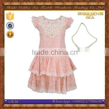 lace design jacquard fabric fashion baby frock designs