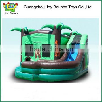 jungle bouncy with slide inflatable jumpers for toddlers,kids inflatable jumper