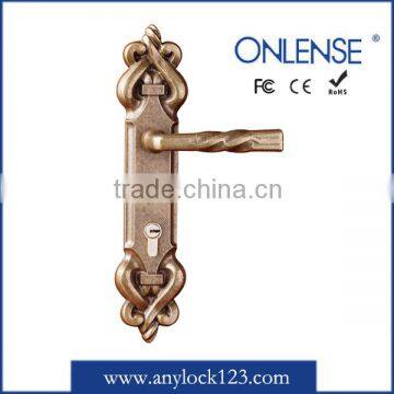 Residential brass door lock BM0707OB