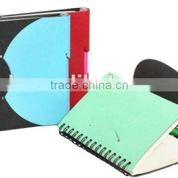 Hot sale spiral notebook with pen honlder