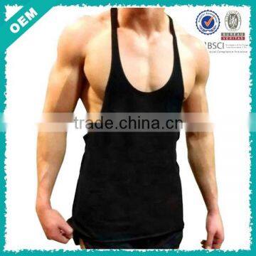 Y-back blank gym mens stringer singlet wholesale (lyh020007)