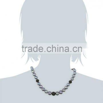 Factory Supply Trendy Style Pearl Necklace With Rhinestone photo-5