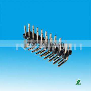 2.54mm Pitch Double Row Right Angle Pin Header Connector photo-2