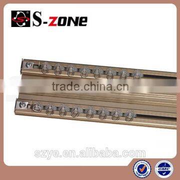 Home Decor Internal Article Silencer Ceiling Aluminum Double Curtain Track