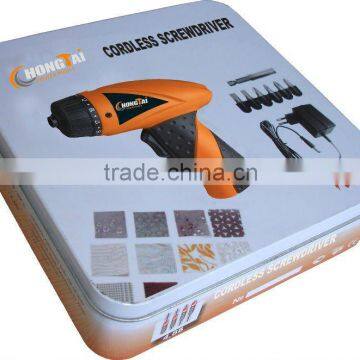 Iron-box packing 4.8Volt cordless screwdriver