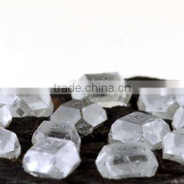 Colorless lab-grown single-crystal rough diamond