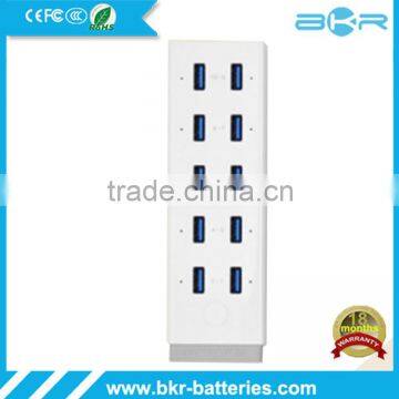 Hot 10 Port USB 3.0 Multi HUB Splitter Expansion Desktop PC Laptop Adapter