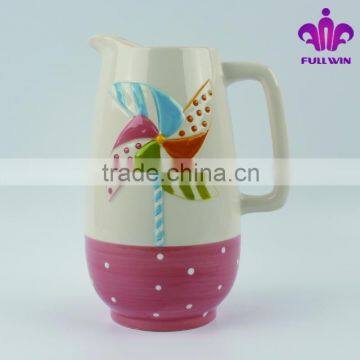 ceramic water jug Hand Painted