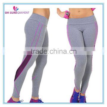 86% supplex 14% spandex custom dry fit womens sports pants