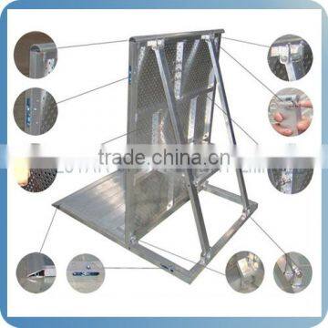 High Quality Aluminium galvanized Crowd Control Barrier,folding safety barriers