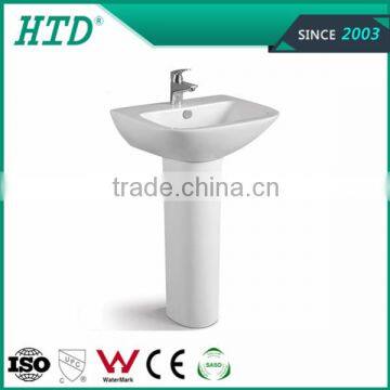 HTD-080B Best selling hand wash basin with pedestal