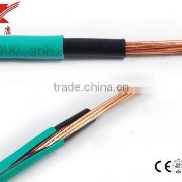 16mm2 Red Red Pvc Insulated Copper Cable 450/750v Bvv Single Core Cable Pvc Sheath Electrical Wire