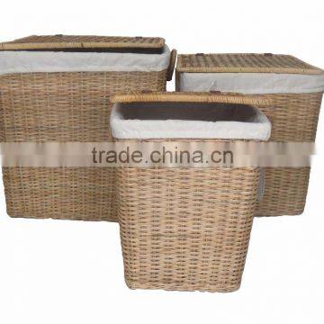 Rattan Clothing Storage Basket, Eco-Friendly Rattan Basket made from Vietnam