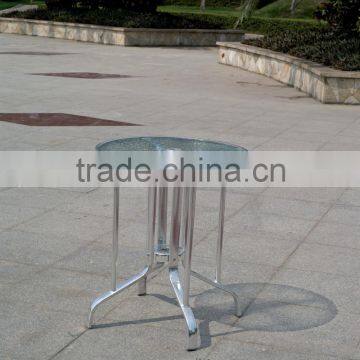 Aluminum With Glass Dining Table for Sales YT40B photo-6