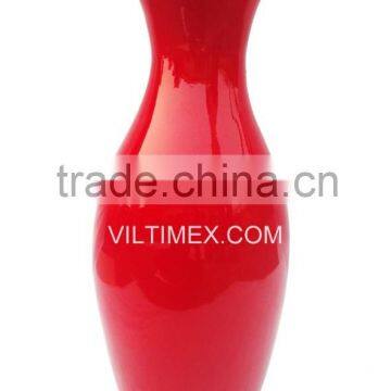 Round Spun Bamboo Decor Vase
