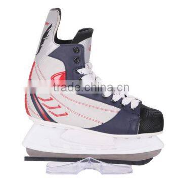 China Alibaba racing ice skate ice hockey skate with leather boot