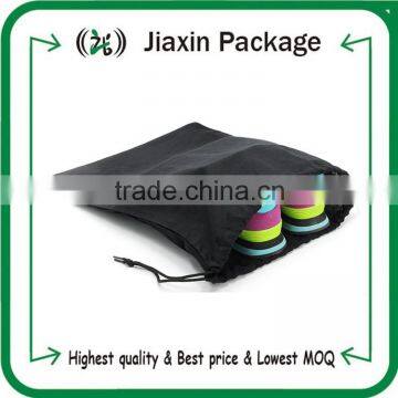 Factory price cotton fabric velvet drawstring shoe bags with logo printing                        
                                                Quality Choice