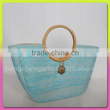 Hot sale jute and paper bag tote bag