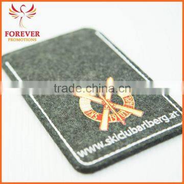 Engraving Logo Felt Custom Cellphone Case Supplier