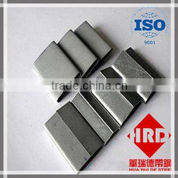 China Supplier-Galvanized Clasp for packing-Zinc-Coated Steel Strips 0.9*32*50mm