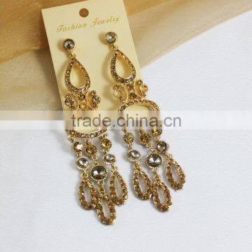 fashion long alloy earrings