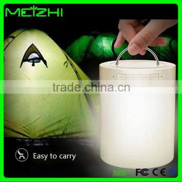 2016 new inflatable outdoor led table lamp bluetooth speaker mp3 player