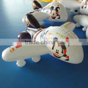 mini inflatable airplane with logo printed for promotion