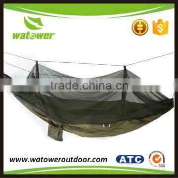 NBWT stable quality polyester netting covered military hammock mosquito net