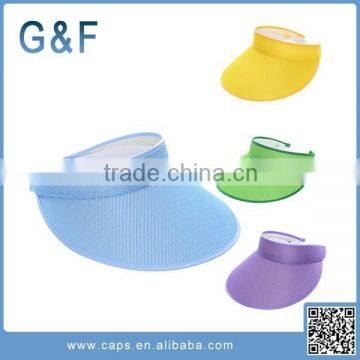 Simple Plain Visor Kids Hats Wholesale